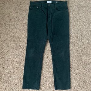 Men’s Green Corduroy Pants